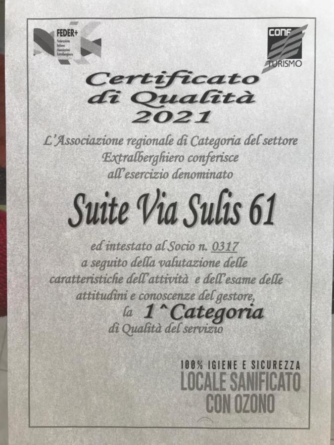 Suite Via Sulis 61 Cagliari Exterior foto